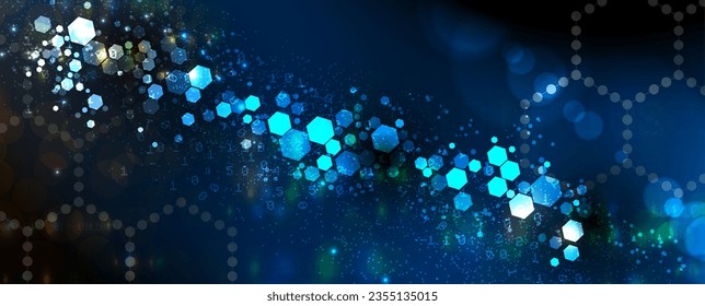 Technology abstract futuristic background for internet business. Big data concept.