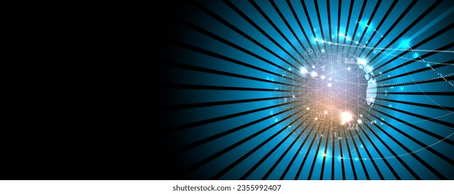 Technology abstract futuristic background for internet business. Big data concept.