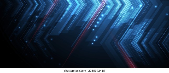 Technologie abstrakter futuristischer Hintergrund für Internet-Business. Big Data Konzept.