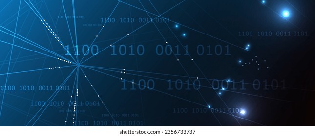 Technology abstract futuristic background for internet business. Big data concept.