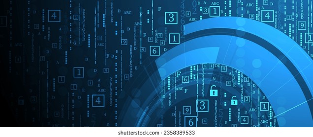 Technologie abstrakter futuristischer Hintergrund für Internet-Business. Big Data Konzept.