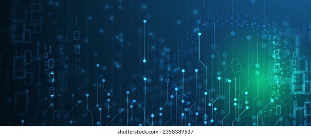 Technology abstract futuristic background for internet business. Big data concept.