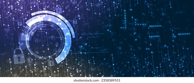 Technology abstract futuristic background for internet business. Big data concept.