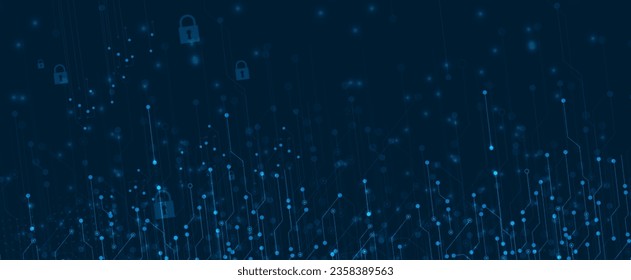 Technology abstract futuristic background for internet business. Big data concept.