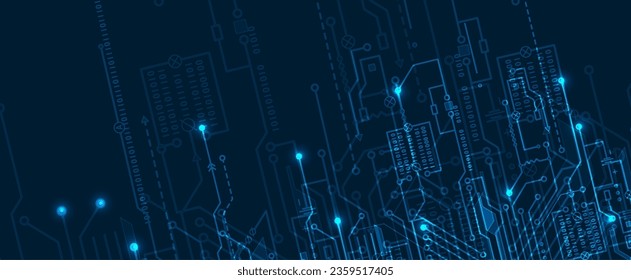 Technology abstract futuristic background for internet business. Big data concept.