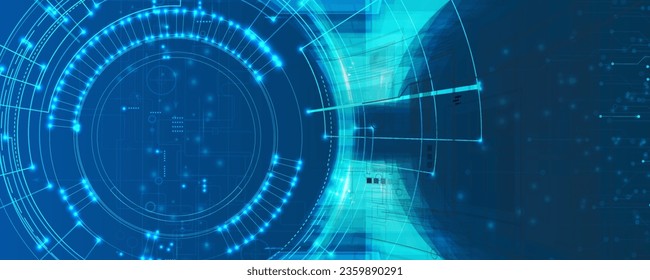Technology abstract futuristic background for internet business. Big data concept.