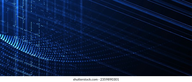 Technology abstract futuristic background for internet business. Big data concept.