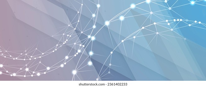 Technologie abstrakter futuristischer Hintergrund für Internet-Business. Big Data Konzept.