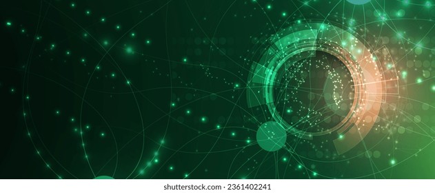 Technology abstract futuristic background for internet business. Big data concept.