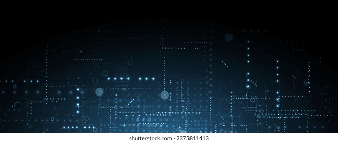 Technologie abstrakter futuristischer Hintergrund für Internet-Business. Big Data Konzept.