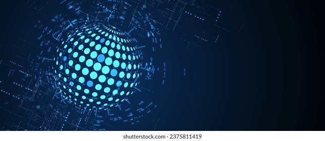 Tecnología abstracta de fondo futurista para negocios de internet. Concepto de macrodatos.