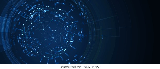 Tecnología abstracta de fondo futurista para negocios de internet. Concepto de macrodatos.