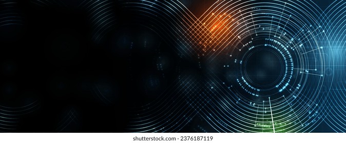 Technology abstract futuristic background for internet business. Big data concept.