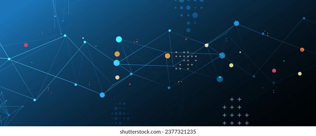 Technology abstract futuristic background for internet business. Big data concept.