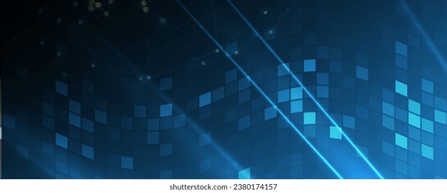 Technologie abstrakter futuristischer Hintergrund für Internet-Business. Big Data Konzept.