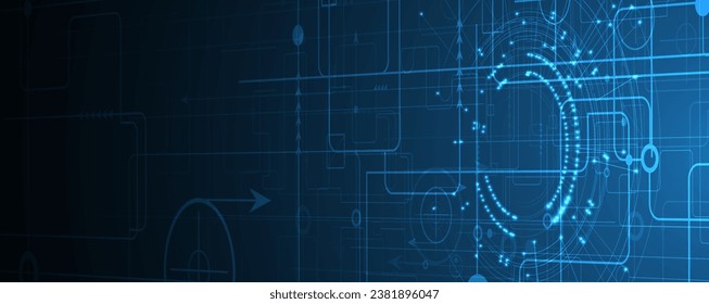 Tecnología abstracta de fondo futurista para negocios de internet. Concepto de macrodatos.