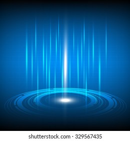 Technology abstract and futuristic background,vector illustration