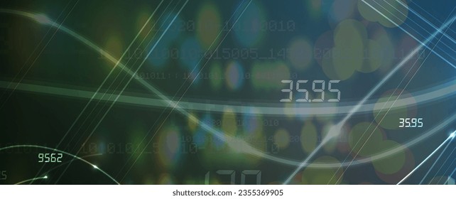 Tecnología abstracta formación en ciencia futurista para negocios de internet. Concepto de macrodatos.