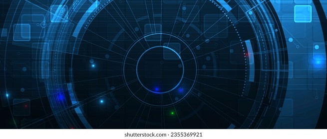 Tecnología abstracta formación en ciencia futurista para negocios de internet. Concepto de macrodatos.