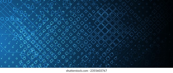 Tecnología abstracta formación en ciencia futurista para negocios de internet. Concepto de macrodatos.