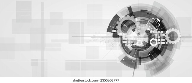 Technology abstract futuristic science background for internet business. Big data concept.