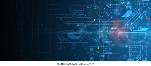 Tecnología abstracta formación en ciencia futurista para negocios de internet. Concepto de macrodatos.