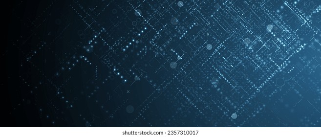 Technology abstract futuristic science background for internet business. Big data concept.