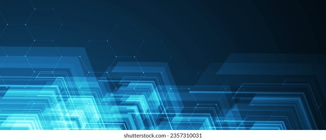 Technologie abstrakter futuristischer wissenschaftlicher Hintergrund für Internet-Business. Big Data Konzept.