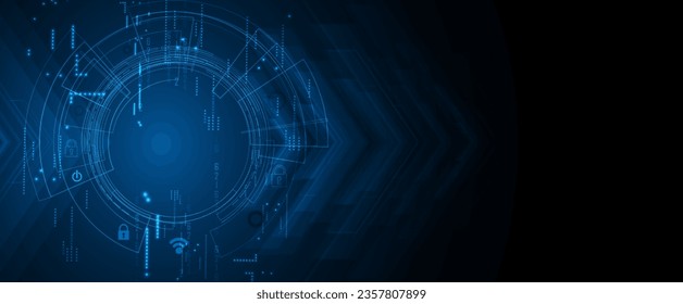 Technology abstract futuristic science background for internet business. Big data concept.