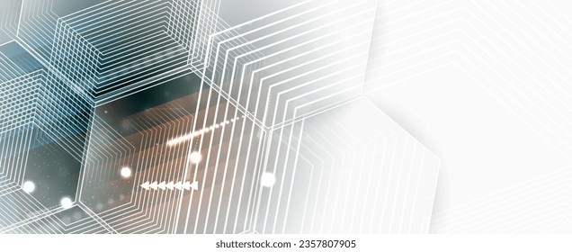 Technology abstract futuristic science background for internet business. Big data concept.