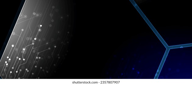 Technology abstract futuristic science background for internet business. Big data concept.