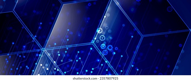 Tecnología abstracta formación en ciencia futurista para negocios de internet. Concepto de macrodatos.