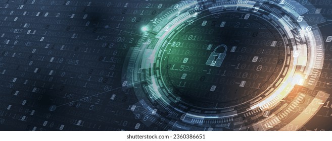Technology abstract futuristic science background for internet business. Big data concept.