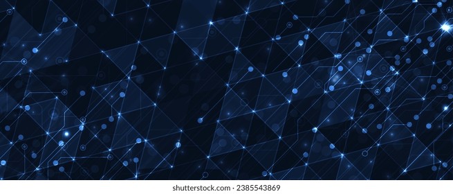 Technologie abstrakter futuristischer wissenschaftlicher Hintergrund für Internet-Business. Big Data Konzept.