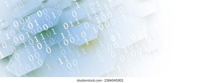 Technology abstract futuristic science background for internet business. Big data concept. Handmade vector art.