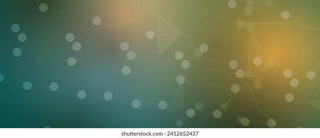 Technology abstract futuristic science background for internet business. Big data concept. Vector Art.