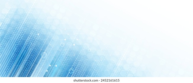 Tecnología abstracta de la ciencia futurista de fondo para los negocios de internet. Concepto de Big Data. Arte vectorial.