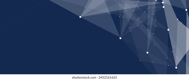 Technology abstract futuristic science background for internet business. Big data concept. Vector art.