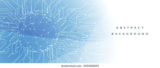 Technology abstract futuristic science background for internet business. Big data concept.