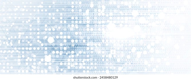 Technology abstract futuristic science background for internet business. Big data concept.