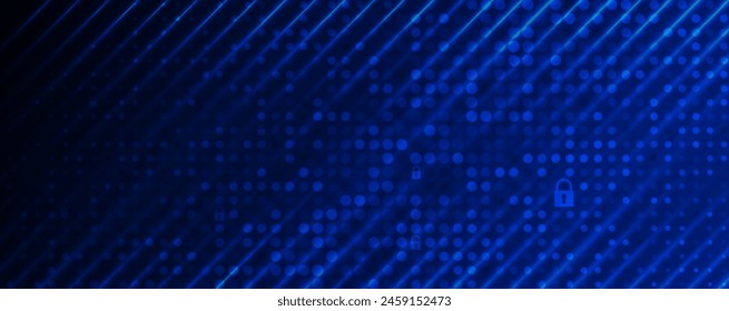 Technology abstract futuristic science background for internet business. Big data concept.