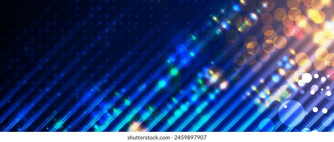 Technology abstract futuristic science background for internet business. Big data concept.