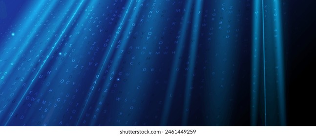 Technology abstract futuristic science background for internet business. Big data concept.