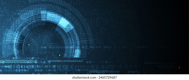 Tecnología abstracta de la ciencia futurista de fondo para los negocios de internet. Concepto de Big Data.