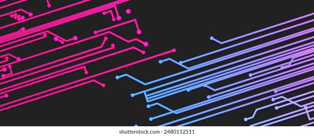 Technology abstract futuristic science background for internet business. Big data concept.