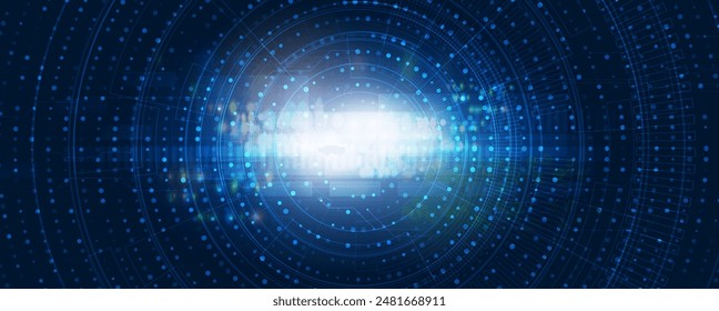 Technology abstract futuristic science background for internet business. Big data concept.