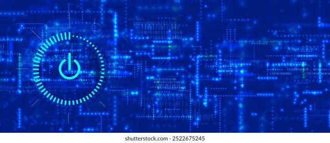 Technologie abstrakte futuristische Wissenschaft Hintergrund für Internet-Geschäft. Big-Data-Konzept. Vektorkunst