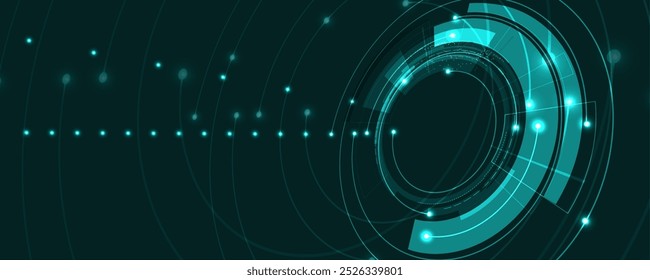 Tecnologia abstrata ciência futurista fundo para negócios de internet. Conceito de Big Data.