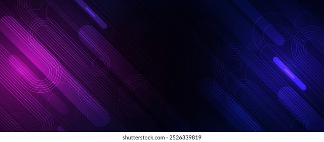 Tecnología de fondo de ciencia futurista abstracto para el negocio de Internet. Concepto de Big Data.