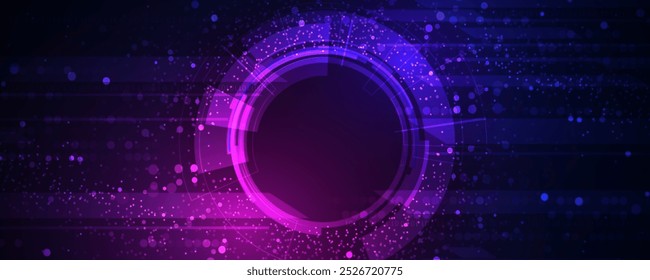 Tecnología de fondo de ciencia futurista abstracto para el negocio de Internet. Concepto de Big Data.